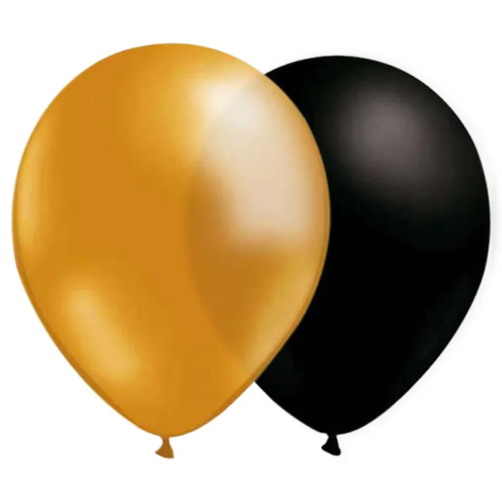Ballonkombi Guld/Sort