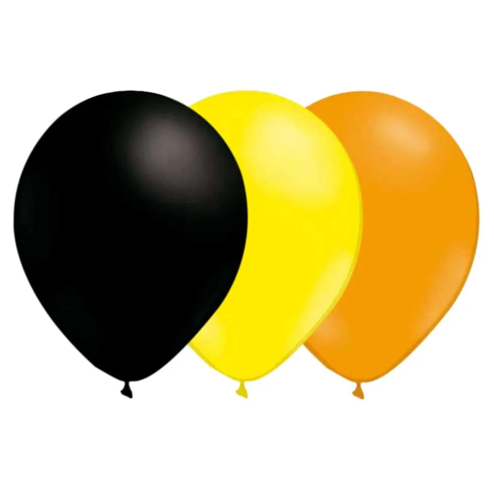 Ballonkombination Sort/Lysegul/Orange