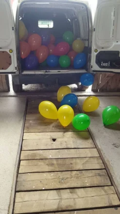 Ballonkombi Regnbue