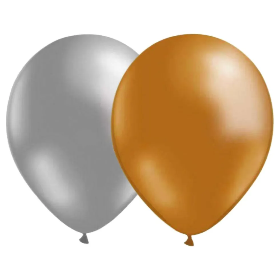 Ballonkombi Sølv/Guld