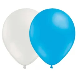 Ballonkombo Lyseblå/Hvid
