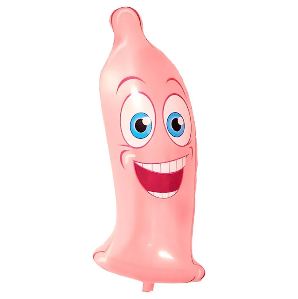 Ballon Kondom med Ansigt