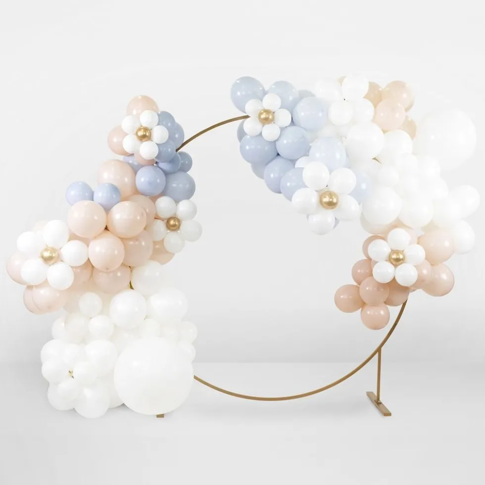 Ballonsæt Hvide Blomster