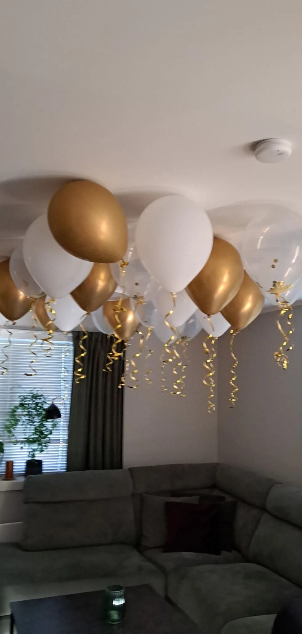 Ballonsæt Loft Guld