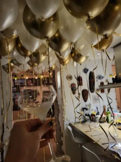 Ballonsæt Loft Guld