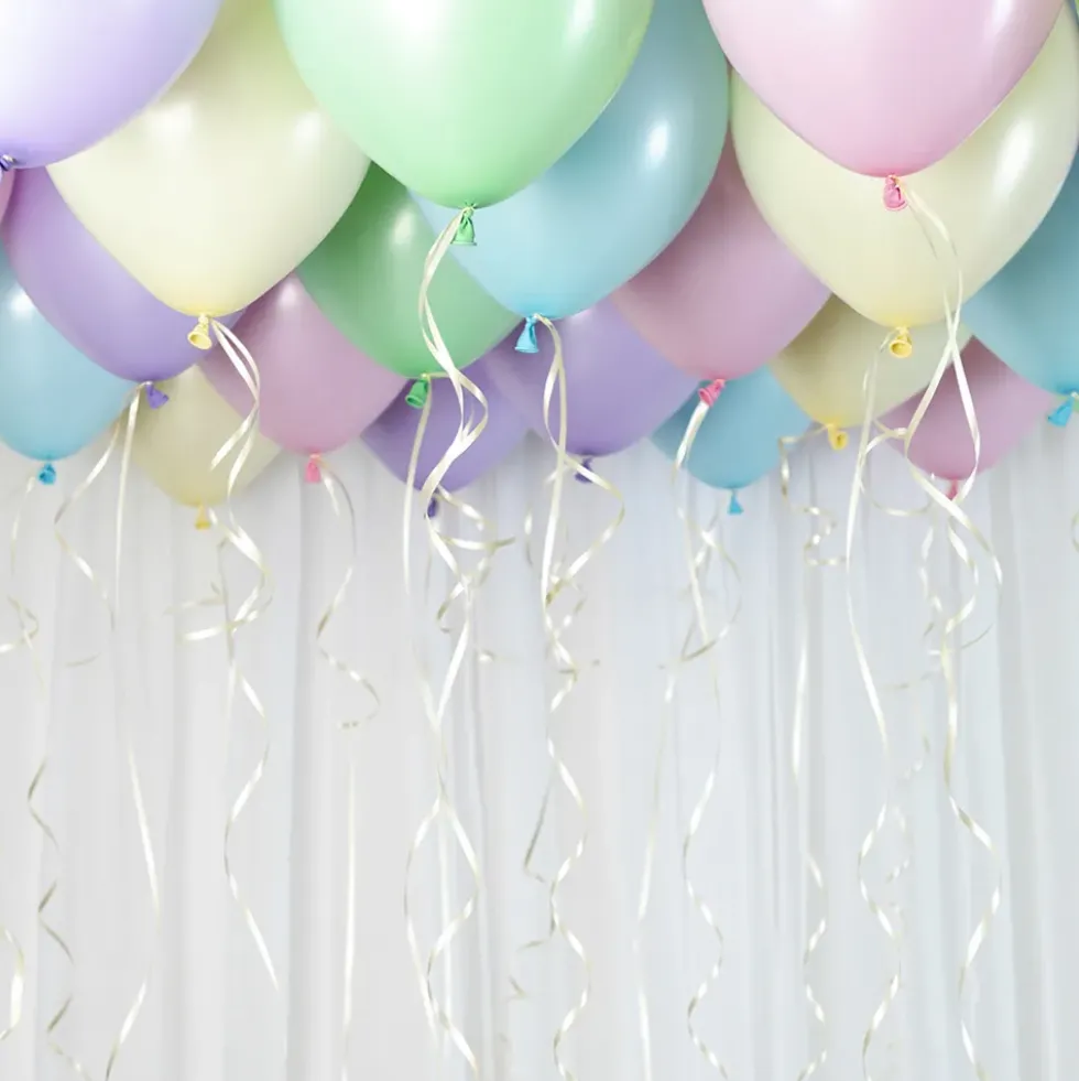 Ballonsæt Loft Pastel