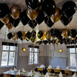 Ballonsæt Loft Sort/Guld