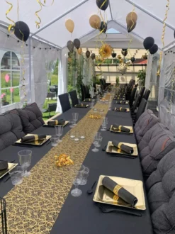 Ballonsæt Loft Sort/Guld