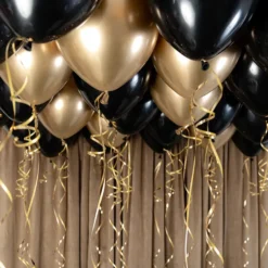 Ballonsæt Loft Sort/Guld