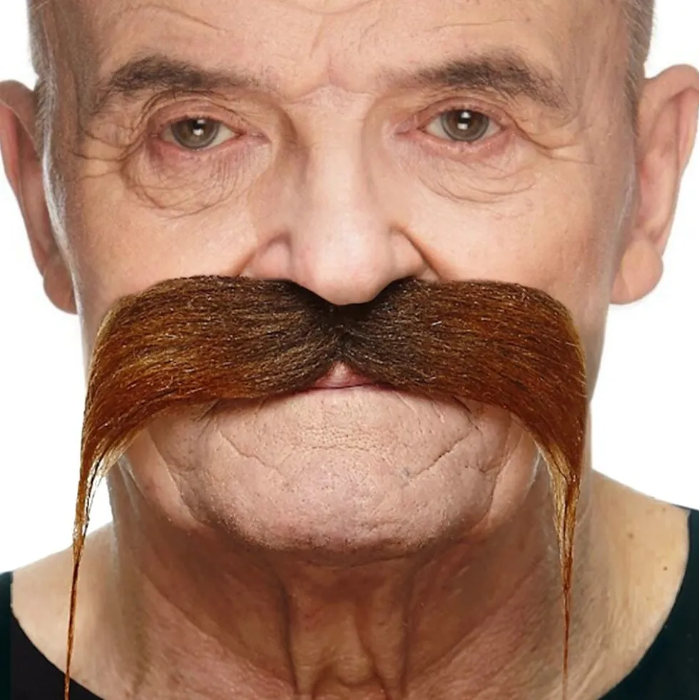 Bandit Moustache Brun