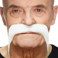 Bandit Moustache Hvid
