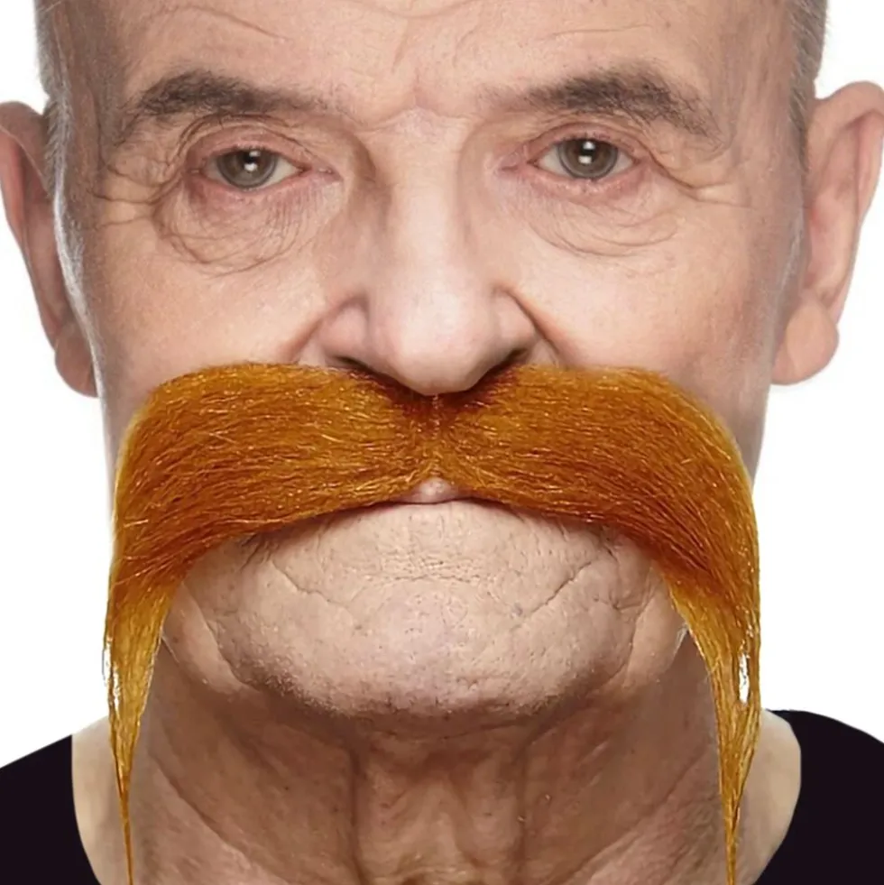 Bandit Moustache Orange