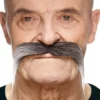 Bandit Moustache Sort/Hvid