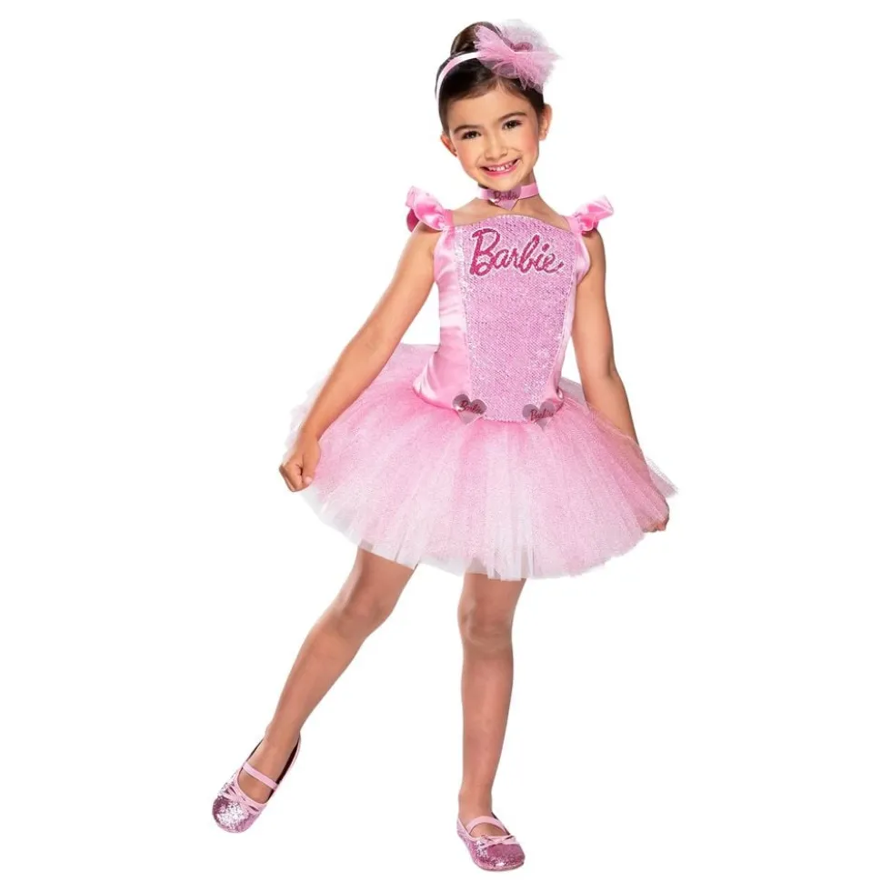 Barbie Ballerina Pailletter Børnekostume