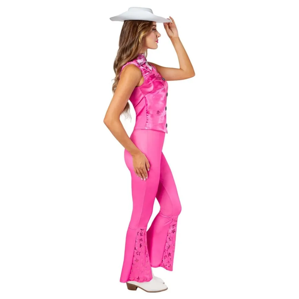 Barbie Lyserød Cowgirl Kostume