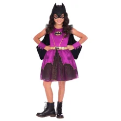 Batgirl Lilla Kjole Børnekostume