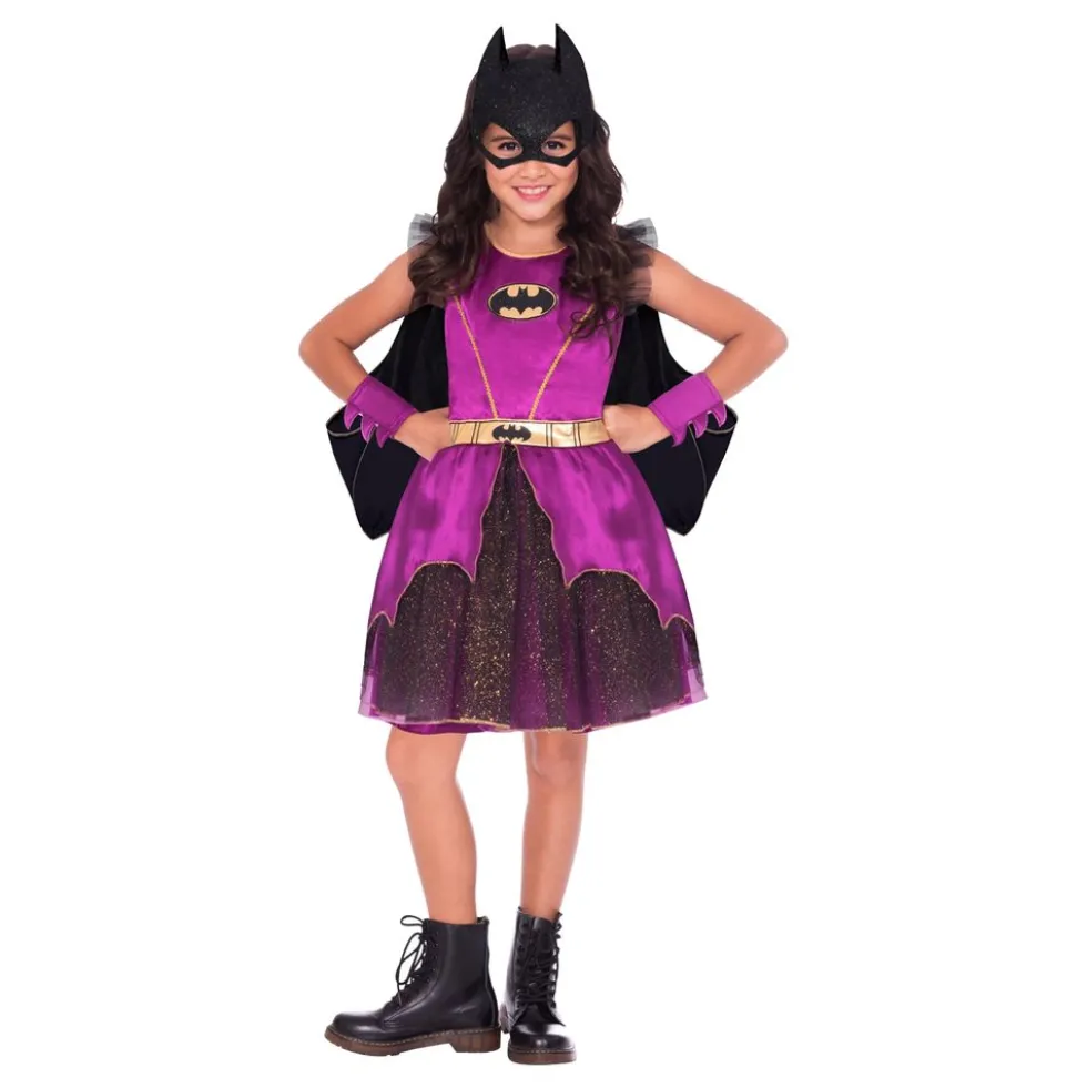 Batgirl Lilla Kjole Børnekostume