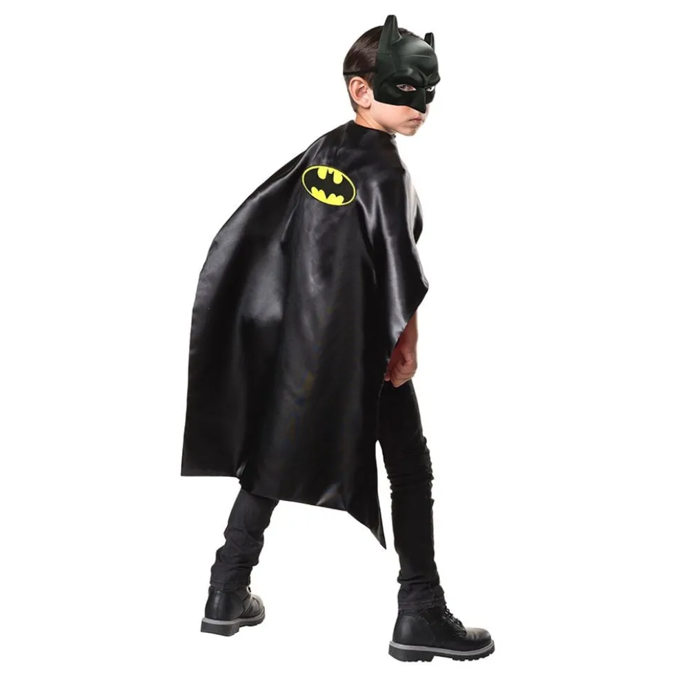 Batman Kappe & Maske Børne Udklædningskit