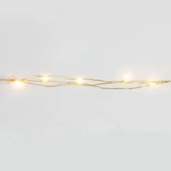 Batteridrevet LED-Lyskæde Guld