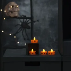 Batteridrevne Fyrfadslys Halloween LED