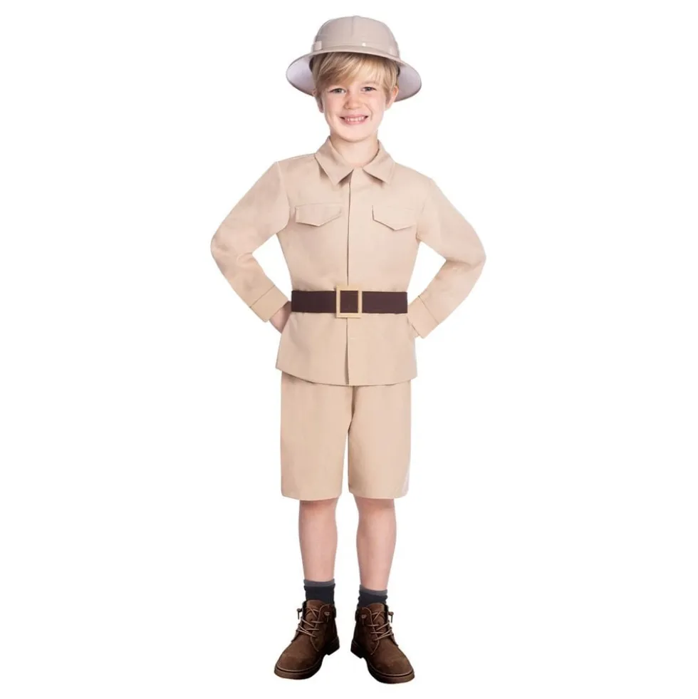Beige Safari Børnekostume