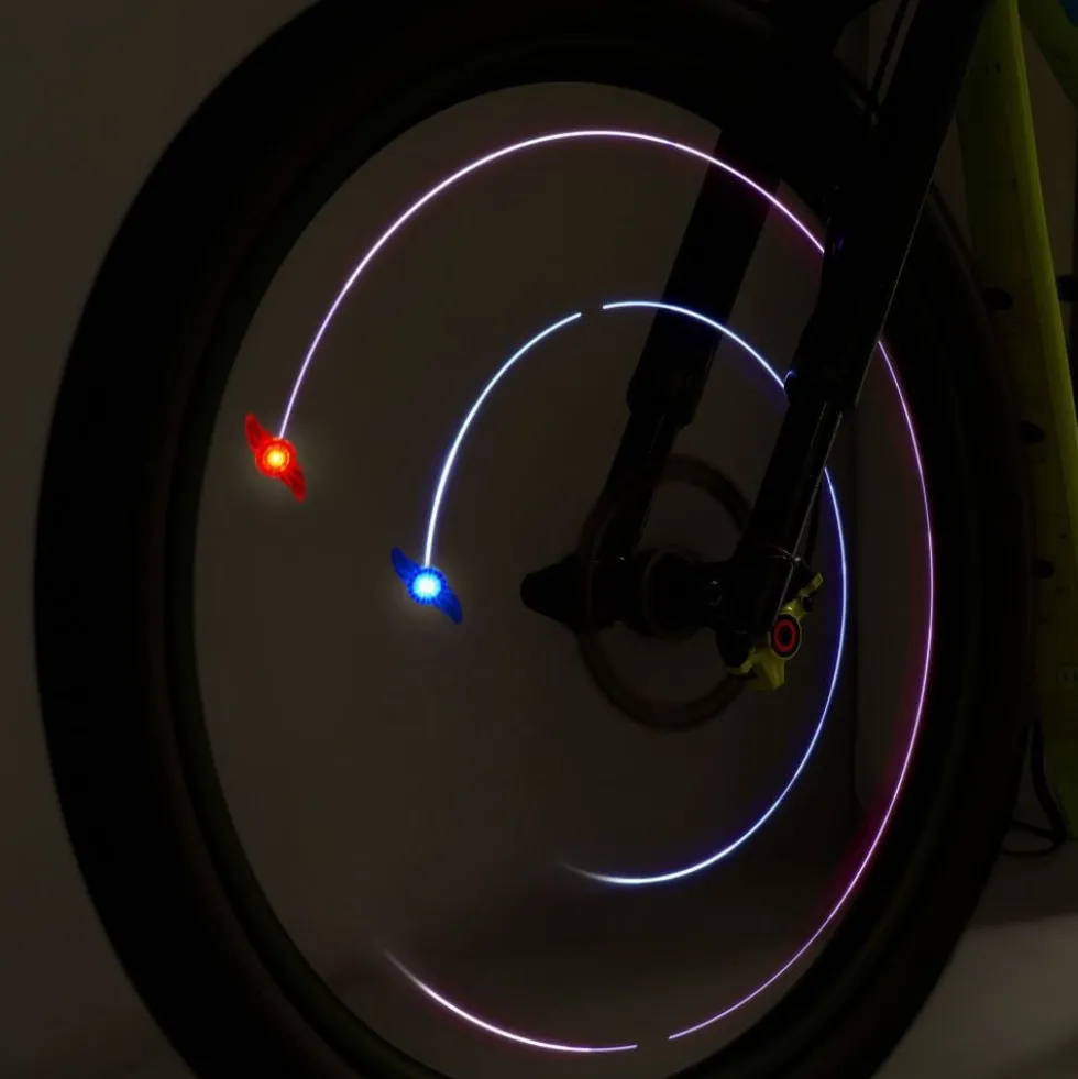 Belysning til cykelhjul Space