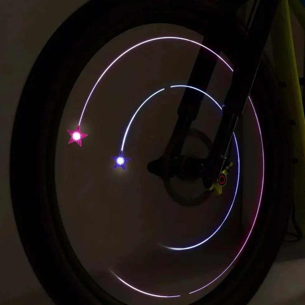 Belysning til cykelhjul Unicorn