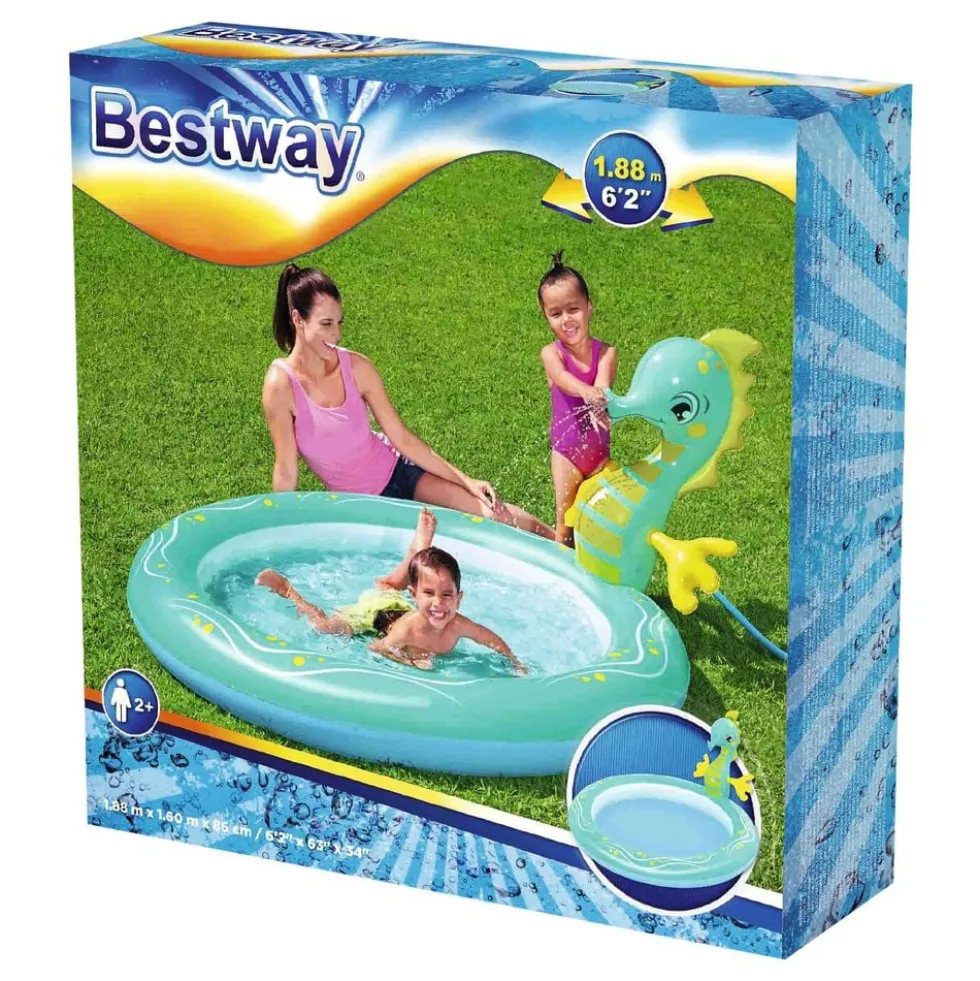 Bestway Børnepool Søhest med Sprinkler