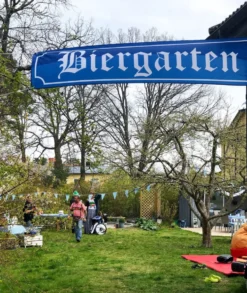 Biergarten Banner