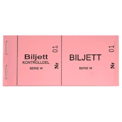 Billetblok 1-100