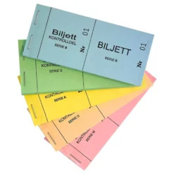 Billetblok 1-100