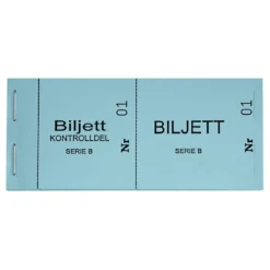 Billetblok 1-100