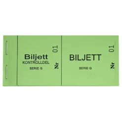 Billetblok 1-100