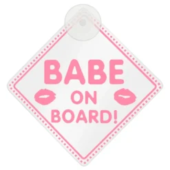 Bilskilt Babe On Board