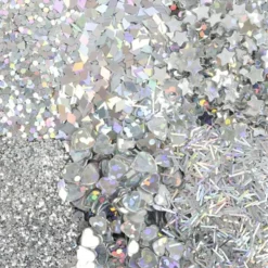Bio-Glitter Blandet Sølv Sæt