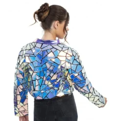 Blazer Holografisk Dame
