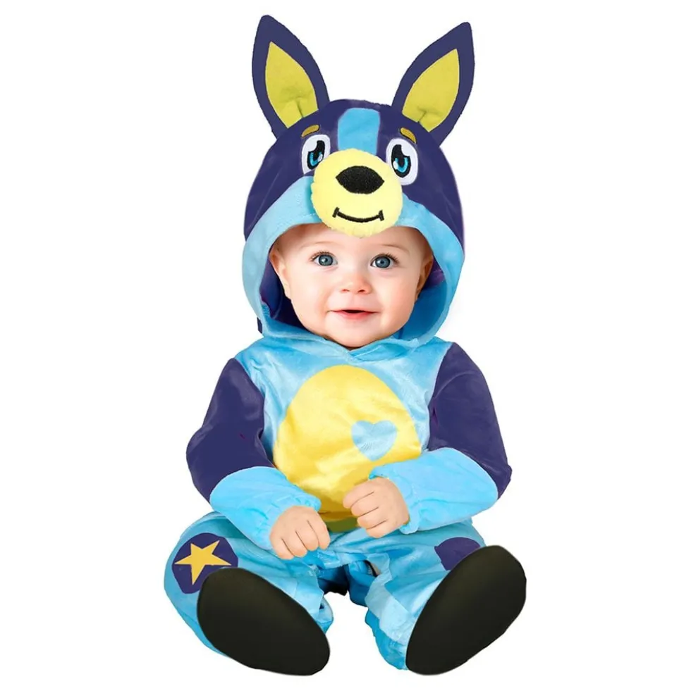 Blå Hund Baby Kostume