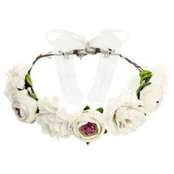 Blomsterkrans Roser Hvid