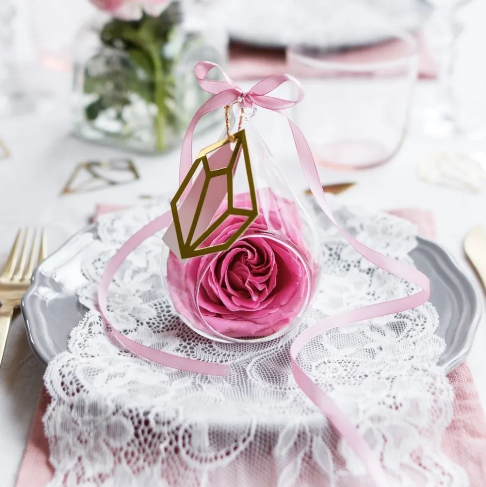 Blondestof Blomster Offwhite på Rulle