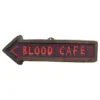 Blood Café Vægskilt