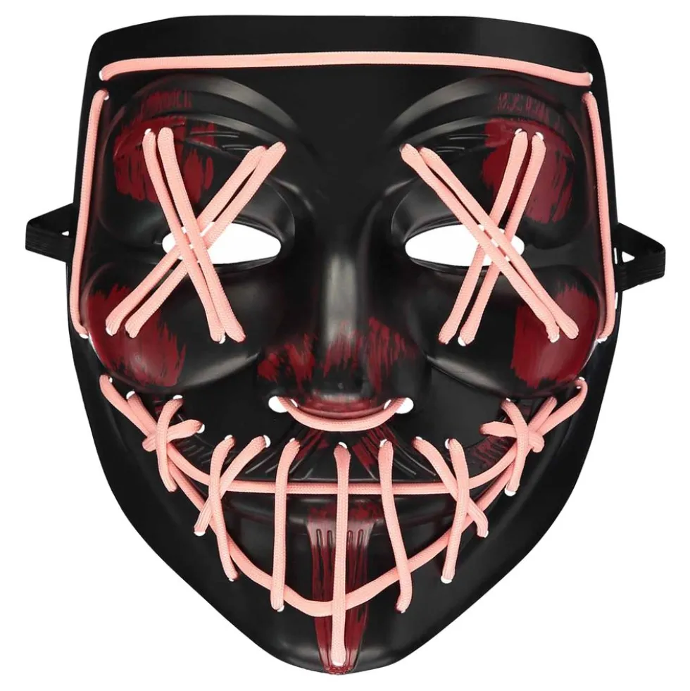 Blood Splatter Sort/Rød Maske