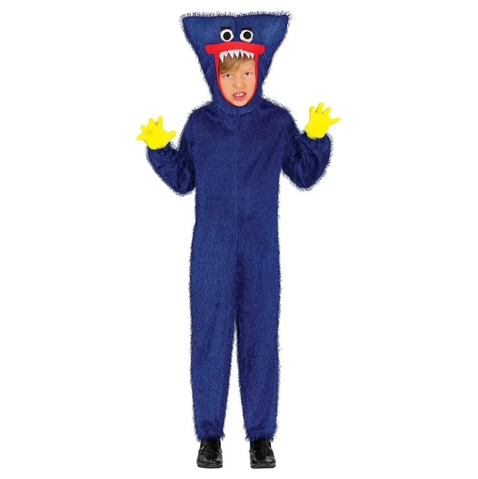Blåt Monster Børnekostume