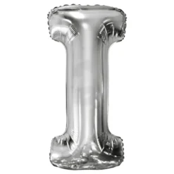 Bogstavballoner Sølv Metallic