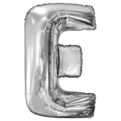 Bogstavballoner Sølv Metallic