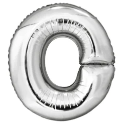 Bogstavballoner Sølv Metallic