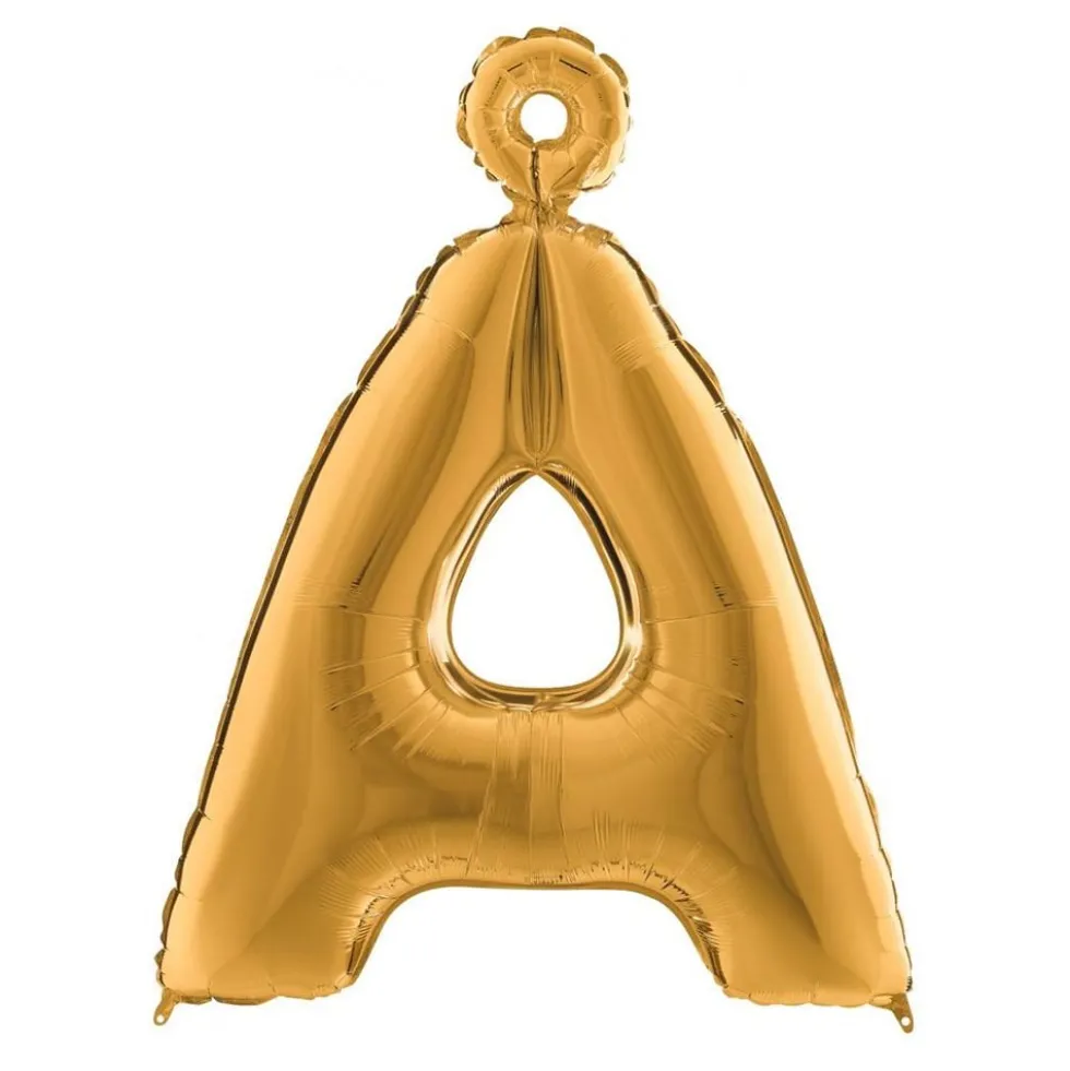 Bogstavballon Guld Metallic
