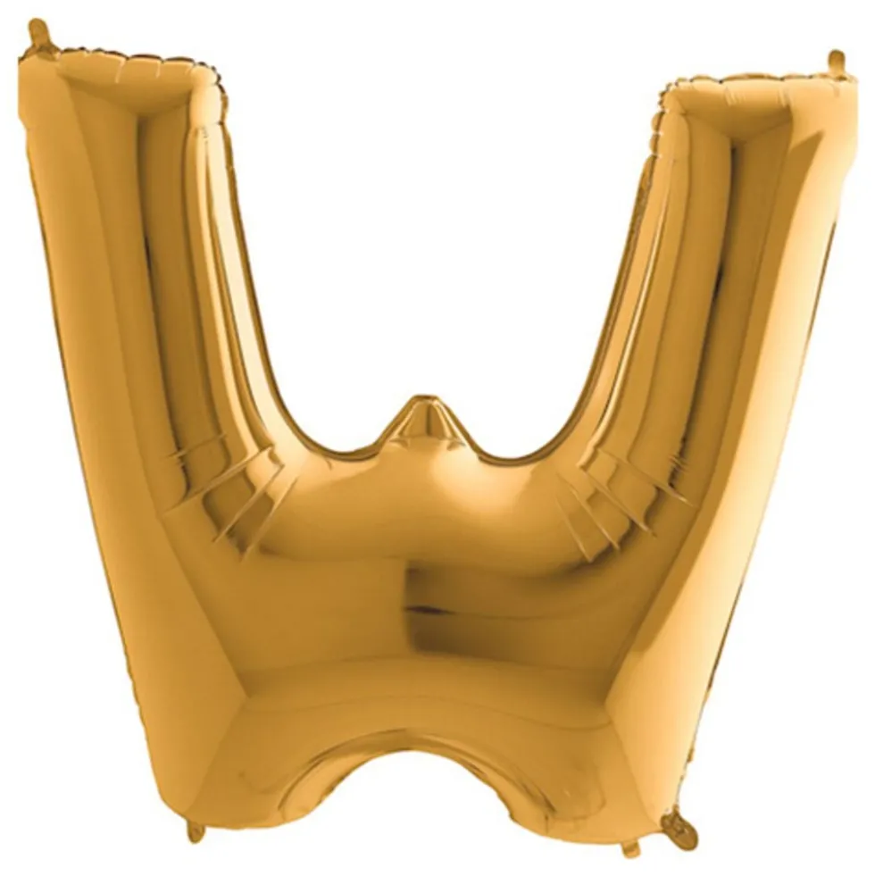 Bogstavballon Guld Metallic