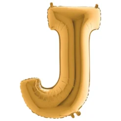 Bogstavballon Guld Metallic