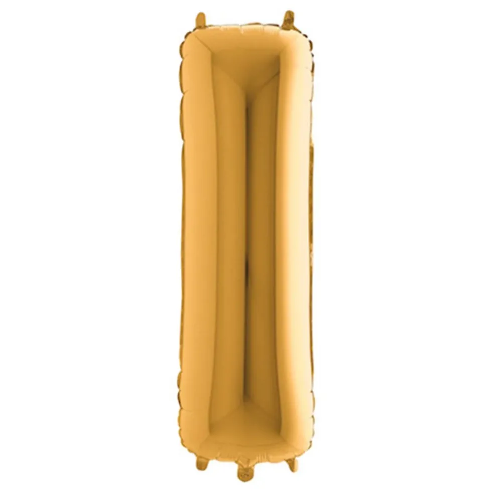 Bogstavballon Guld Metallic