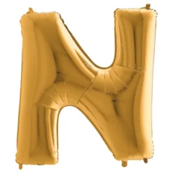 Bogstavballon Guld Metallic